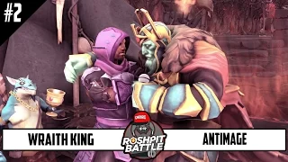 ROSH PIT BATTLE #2 | WRAITH KING vs ANTI-MAGE | DOTA VERSUS RAP BATTLE