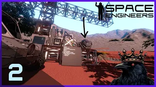 All about that STONE no RUBBLE | Space Engineers | Season 1 Episode 2