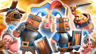 🔥АПНУЛ ЛИГУ ЧЕМПИОНА ДЕКОЙ: РЕКРУТЫ + СВИНКИ / Clash Royale