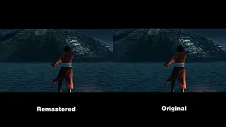 final fantasy 10 intro 4K Remastered AI Machine Learning comparison Between Remastered x original