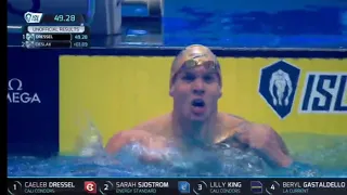 Caeleb Dressel isl swimmin wr 100 IM 49.28