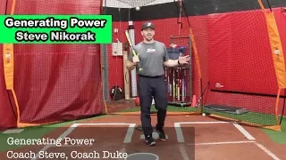 How to Generate Power while hitting a baseball