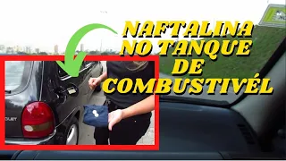 NAFTALINA MISTURADA NA GASOLINA AUMENTA A POTÊNCIA ?! FIZEMOS O TESTE, E ADIVINHA O QUE ACONTECEU 😱🤔