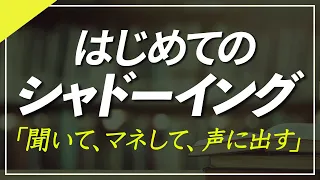 初めてのシャドーイング 初級01 中学英語でスピーキング トレーニング