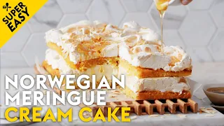 Norwegian meringue cream cake (AKA Scandi pavlova cake) | delicious. Australia