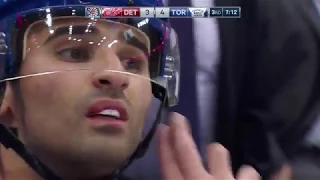 Nazem Kadri 29th Goal of the Season! 3/24/2018 (Detroit Red Wings at Toronto Maple Leafs)