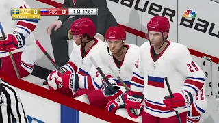 NHL19. Чемпионат мира по хоккею #1. Плей-офф. 1/8. ШВЕЦИЯ vs РОССИЯ.