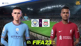 FIFA 23 PS5 - Manchester City vs Liverpool - Premier League Matchday - PS5™ 4K  Next Gen