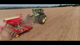 John Deere 7230R + Väderstad Rapid A400S Vetés | 2019 | Cserdi