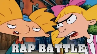 Hey Arnold Rap Battle | ARNOLD VS HELGA