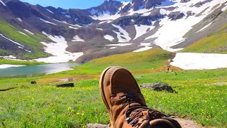 Blue Lakes Trail San Juan Mountains Colorado Google tried to kill us