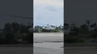 Sikorsky S-76 Landing at KSNA #helicopter