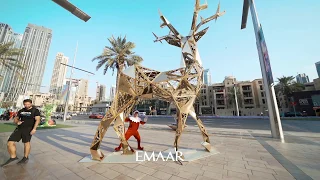 Cheeky Elf Roaming around Downtown Dubai