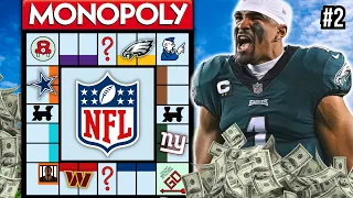 NFL MONOPOLY #2 - Richest Team Wins! (Madden 23)