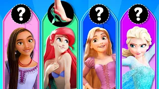 🔥 Guess the Character by Crown, Dress & Shoe #9  | Disney Princess, Disney Characters, Disney Quiz