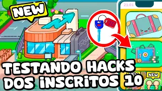 😱TESTANDO SEGREDOS E HACKS SECRETOS DOS INSCRITOS NO PAZU AVATAR WORLD #10