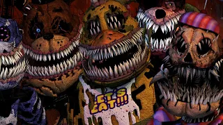 HUNTED BY THE NEW CORRUPTED ANIMATRONICS.. | FNAF Ultimate Custom Night (UCN MODS)