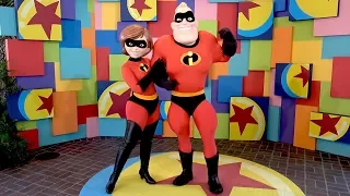 Mr  & Mrs  Incredible Pixar Pals Meet & Greet at Disney California Adventure Pixar Fest, Disneyland