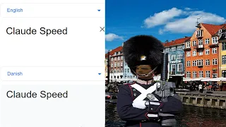 Claude Speed in different languages meme