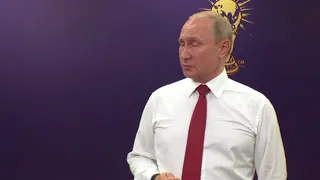 Путин ответил на вопросы журналистов по окончании финального матча ЧМ-2018 по футболу