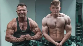 CRAZY FATHER & SON CHEST WORKOUT