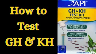 How to test GH and KH Using API GH & KH Test Kit in Aquarium