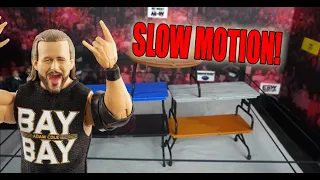 WWE EXTREME TABLE MOMENTS IN SLOW MOTION!