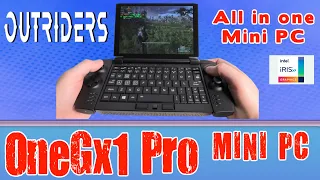 OneGX1 Pro Outriders on Handheld Mini PC Intel Core i7-1160G7 Intel Iris Xe OneMix 4