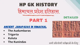 HP GK History Part 1 | HP इतिहास |HPAS, HPPSC, HPSSB | Jokta Academy