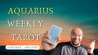 AQUARIUS WEEKLY TAROT ♒️”Is Jupiter ALREADY WORKING his Magic?”  #reydiantweekly