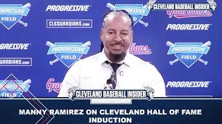 Manny Ramirez Talks About Being Inducted Into Cleveland Hall Of Fame