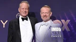 Jared Harris and Stellan Skarsgaård of "Chernobyl" Celebrate Their Emmys Victories With Creators
