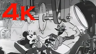 Mickey Mouse The Mad Doctor 1933 4K Remaster (watch 2x speed)