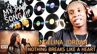 Nothing Breaks Like a Heart - Mark Ronson, Miley Cyrus - Angelina Jordan Cover REACTION | MY FAV😱😭