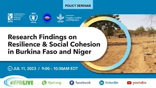 Policy Seminar | Research Findings on Resilience & Social Cohesion in Burkina Faso and Niger