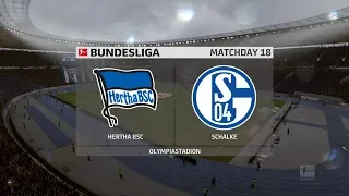 FIFA 20 | Hertha Berlin vs Schalke 04 - Bundesliga | 31/01/2020 | 1080p 60FPS