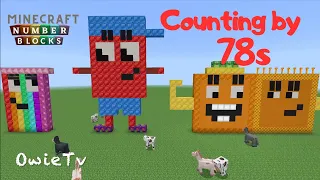 Counting by 78s Song Minecraft Numberblocks | Skip Counting Songs | Math Songs for Kids