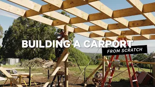 Building a Carport From Scratch! DIY