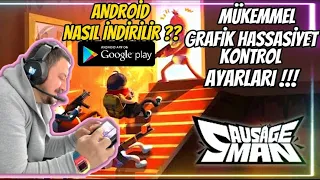 SAUSAGE MAN NASIL İNDİRİLİR ANDROİD ??? GRAFİK VE HASSASİYET AYARLARI !!!