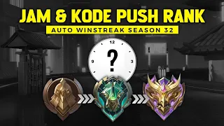 ANTI LOSESTREAK ! JAM & KODE PUSH RANK TERBAIK SEASON 32 - WARRIOR TO MYTHIC