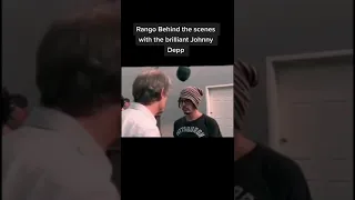 Rango behind the scenes with Johnny Depp #johnnydepp #behindthescenes #shorts #viral #fyp