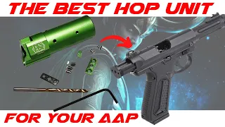 The Best Hop Up Unit for the Action Army AAP-01 (Hadron Airsoft Loki)