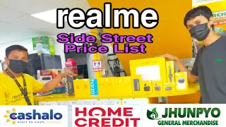 REALME Price List Side Street Store | Narzo, Realme GT, 8 pro, 8 5G, C25Y, C25s, C21Y, C11 2021