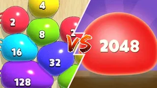 Blob Merge 3D vs Jelly 2048 - Max Level Gameplay