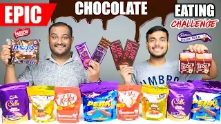 EPIC CHOCOLATE EATING CHALLENGE | Dairy Milk Silk Chocolate Eating Competition | Food Challenge