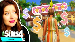 Can I Get Rich Running a 5-STAR Luxury Resort in The Sims 4 For Rent?