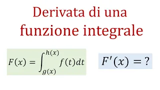 Derivata della funzione integrale - TUTTI I CASI - Esempi svolti