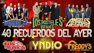 40 RECUERDOS DEL AYER 🤠FREDDYS, TERRICOLAS, YNDIO,YONICS, ANGELES NEGROS, PASTELES VERDES,SOLITARIOS