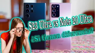 Samsung Galaxy S23 Ultra vs. Galaxy Note 20 Ultra ¿Tienen diferencia?