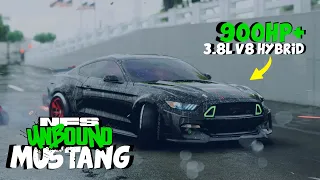 FORD MUSTANG GT WITH 3.8LV8 HYBRID ENGINE!!!  - NFS UNBOUND (4K PC GAMEPLAY)